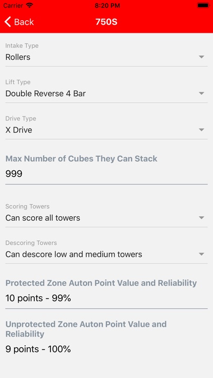 Robotics Scouting Tool