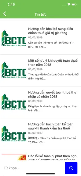 Game screenshot Báo Cáo Tài Chính - BCTC apk