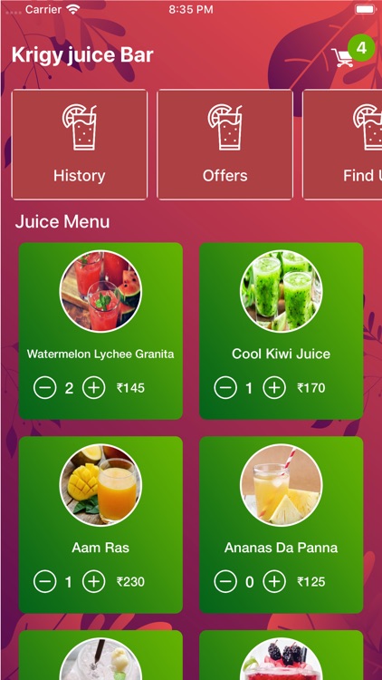 Krigy juice Bar screenshot-4