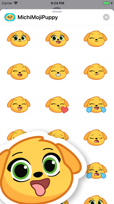 Michi Moji Puppy - Dog Emojis screenshot 4