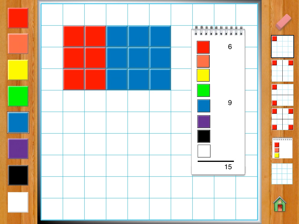 Hands-On Math Color Tiles screenshot 2