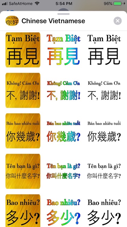 Chinese Vietnames screenshot-4