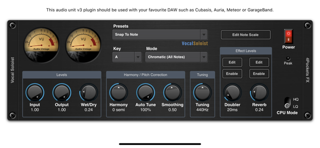 Vocal Soloist AUv3 Plugin(圖1)-速報App