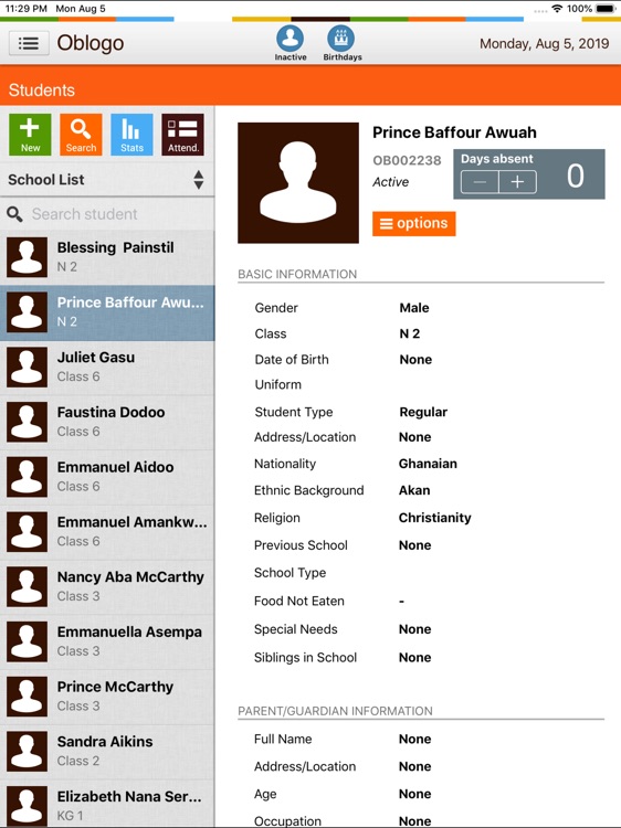 Omega SMS screenshot-4