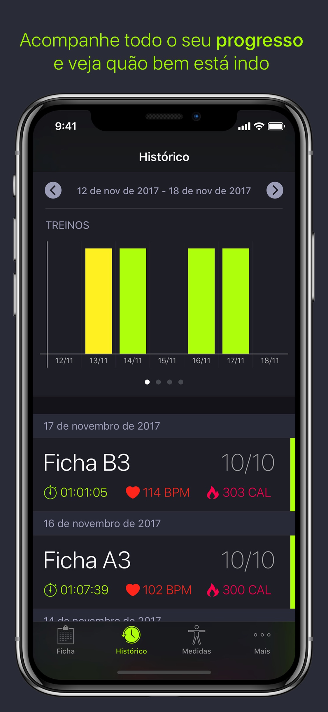 Screenshot do app SmartGym: Gerencie Seu Treino