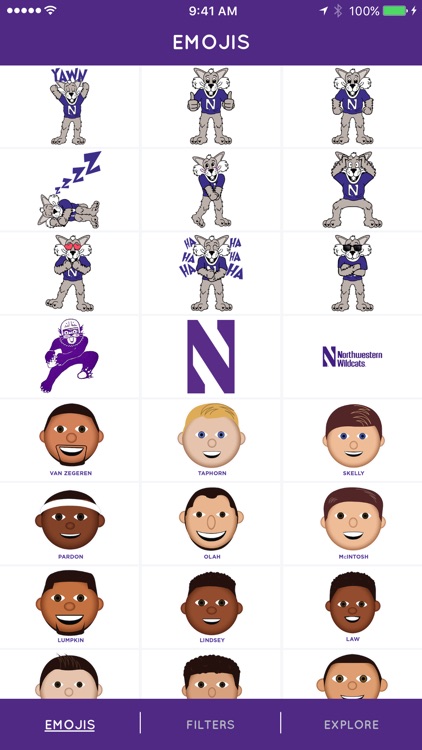 Northwestern Emojis & Filters screenshot-3