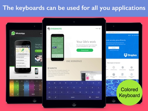 Colored Keyboards screenshot 3