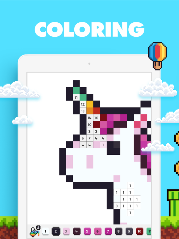 unicorn  colornumber game  overview  apple app store  us