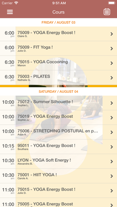 OLY Be - Cours de Yoga screenshot 3