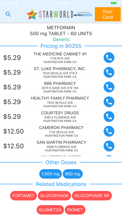 Starworld Medication Discount screenshot 4