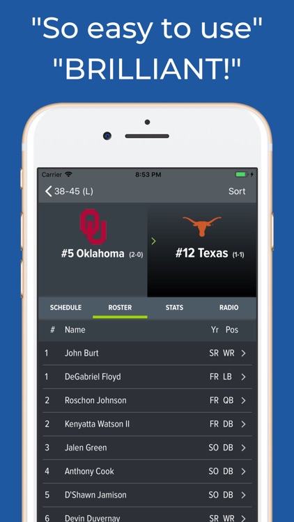 UT Texas Football