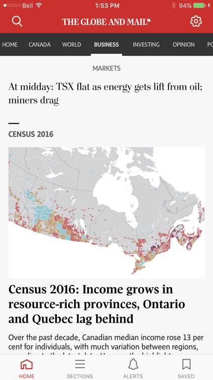 The Globe and Mail screenshot-0