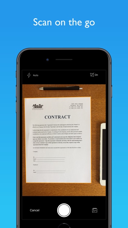 JotNot Scanner App