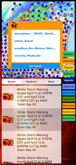 Instant NOAA Alerts 3D Lite(圖9)-速報App