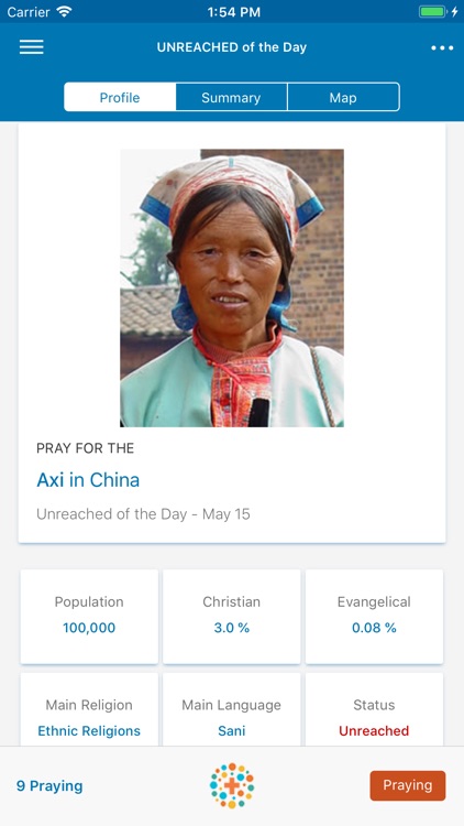 Unreached of the Day