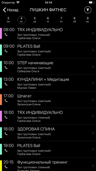 Pushkin-fitness screenshot 3