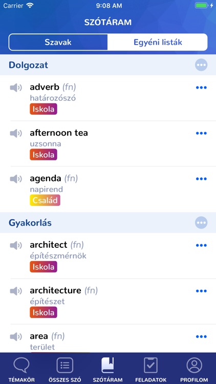 Novoca - Angol Szótanulás