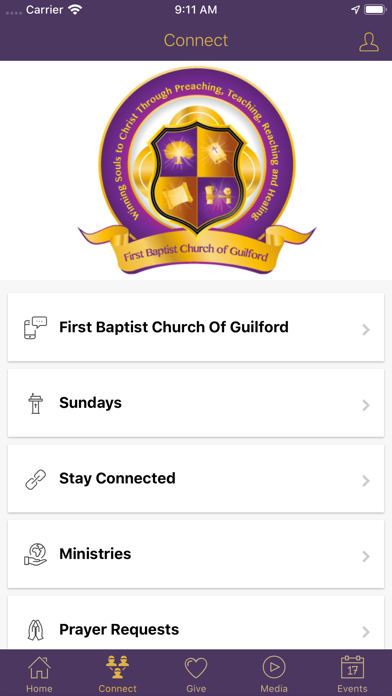 First Baptist Church Guilford screenshot 3