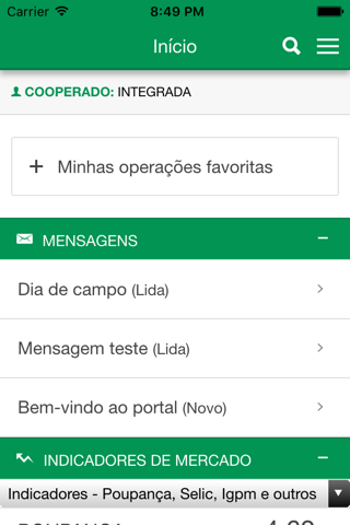 Aplicativo Integrada screenshot 3