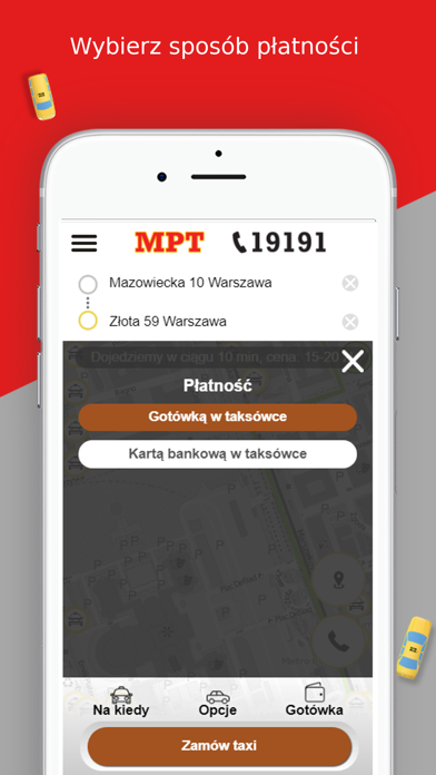 How to cancel & delete MPT TAXI Warszawa 19191 from iphone & ipad 3