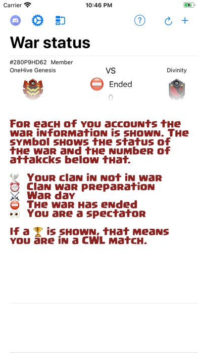 War Status for Clash of Clans screenshot 4