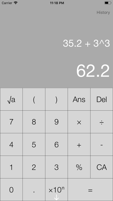Fractal - a calculator screenshot 2