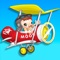 Icon Biplane Pilot for Kids