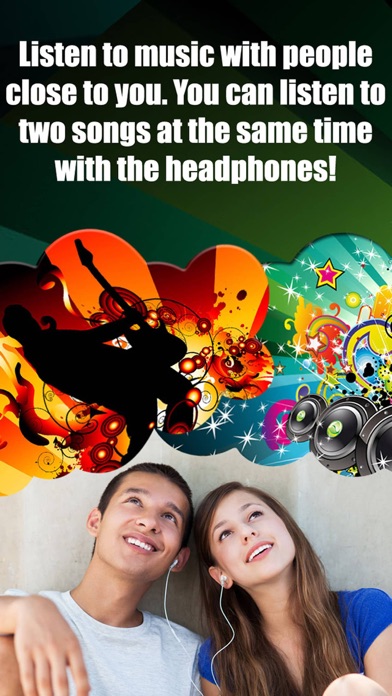 Double Music Player for Headphones Pro(Listen 2 songs simultaneously with headphones) Screenshot 1