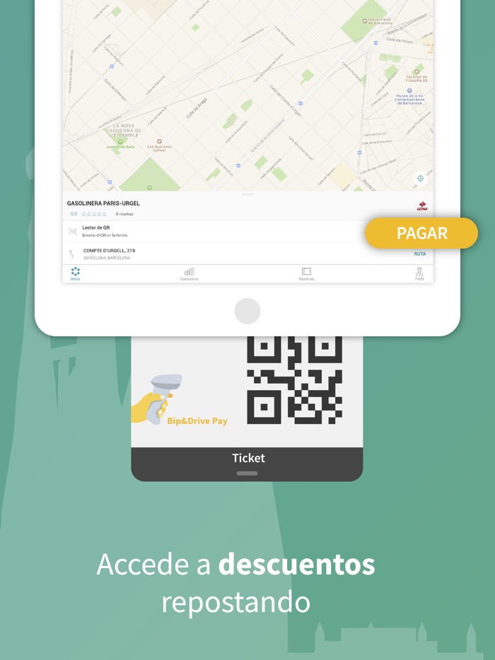 BipDrive - Aparcar y repostar