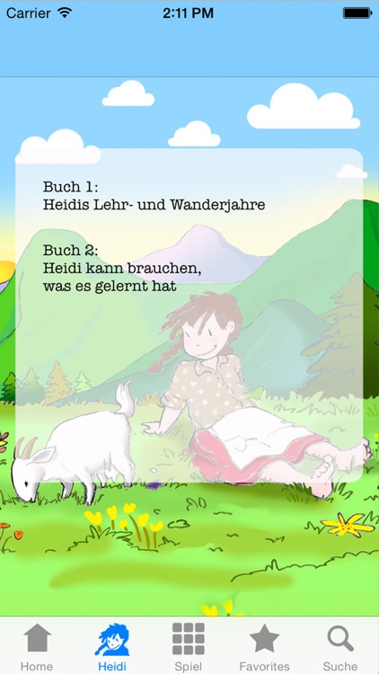 Heidi - Das Kinderbuch + Spiel