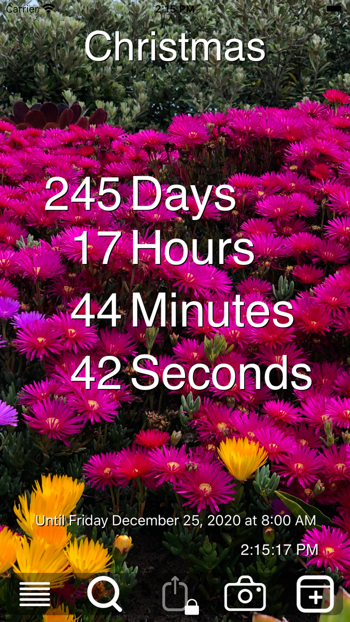 Countdown to an Event