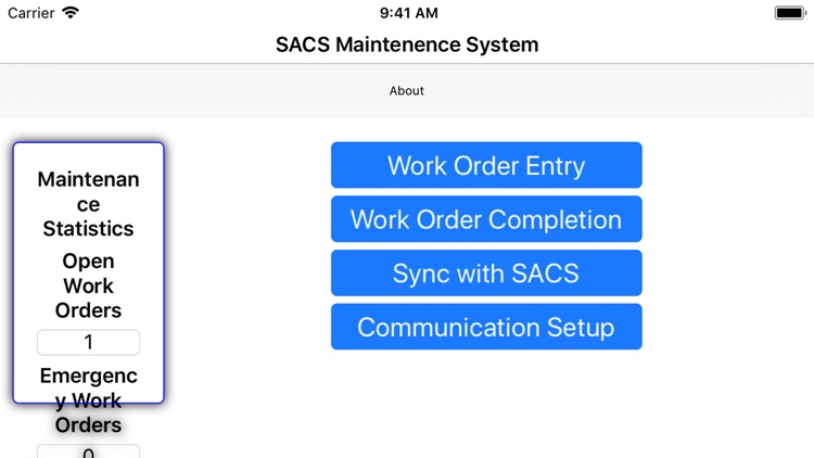 SACS Maintenance