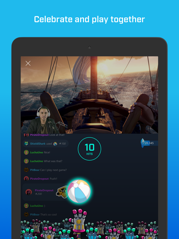 iPad Image of Mixer - Interactive Streaming
