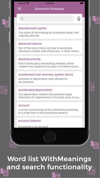 Accounting Dictionary :Offline screenshot 2