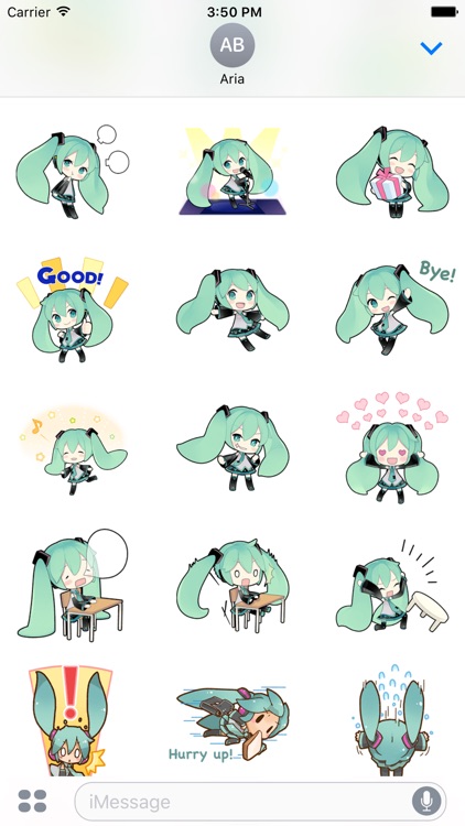 Miku And Team HD Sticker