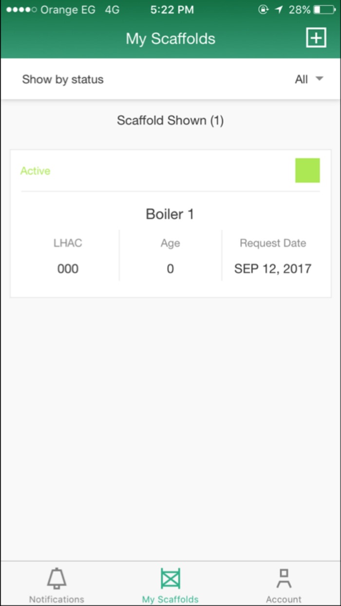 Lafarge Scaffolds App