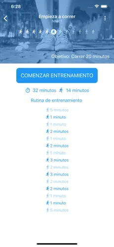 Zrzut ekranu 2 Comienza a correr. AxiomRun 5K iphone