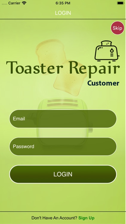 Toaster Repair Customer