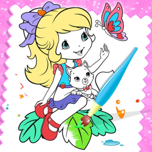 Draw Princess Color And Paint iOS App