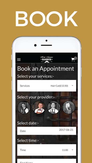 How to cancel & delete Hair Masters Barbers from iphone & ipad 1
