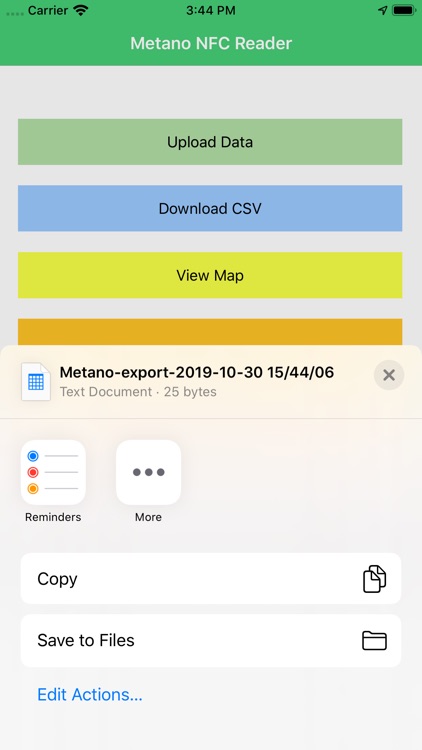 Metano NFC Reader screenshot-4