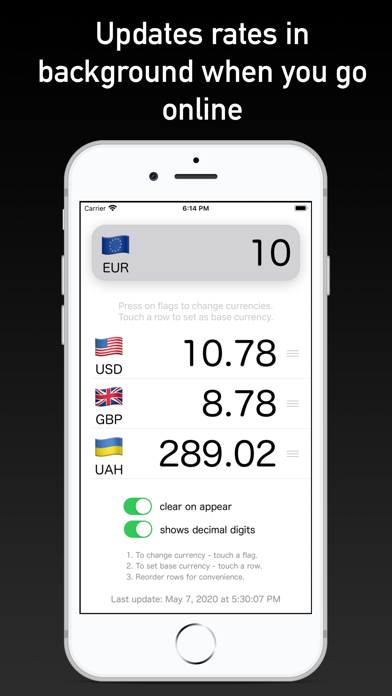 Fast Rates currency converter screenshot 4