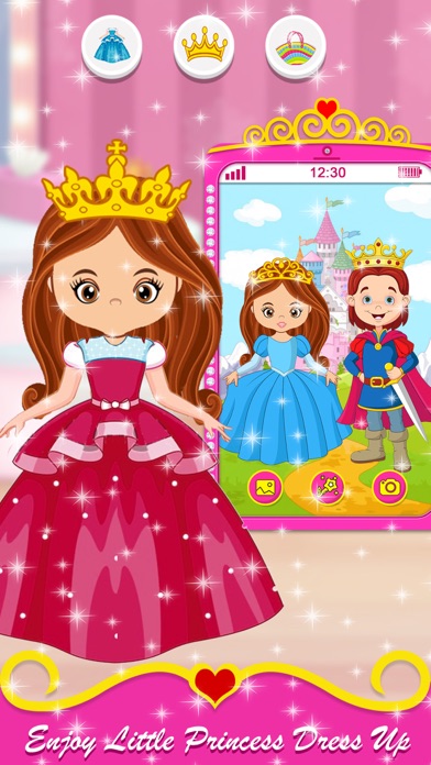 Pink Princess Learning Phone screenshot 3