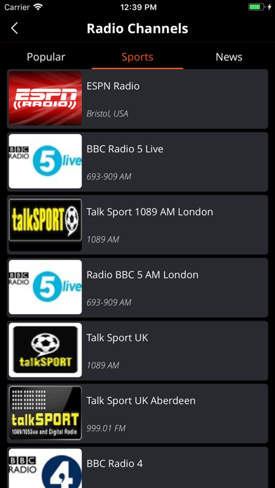 Live Sport FM: Radio & News 24 screenshot 4