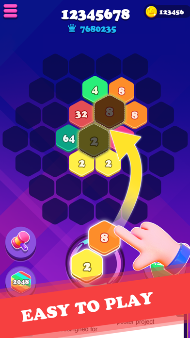 2048 Hexagon Block | Apps | 148Apps