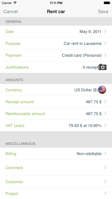 My iExpenses Pro screenshot 4