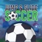 Tap to jump the soccer ball over the players