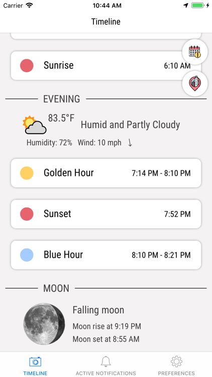 B&G: blue hour, golden hour