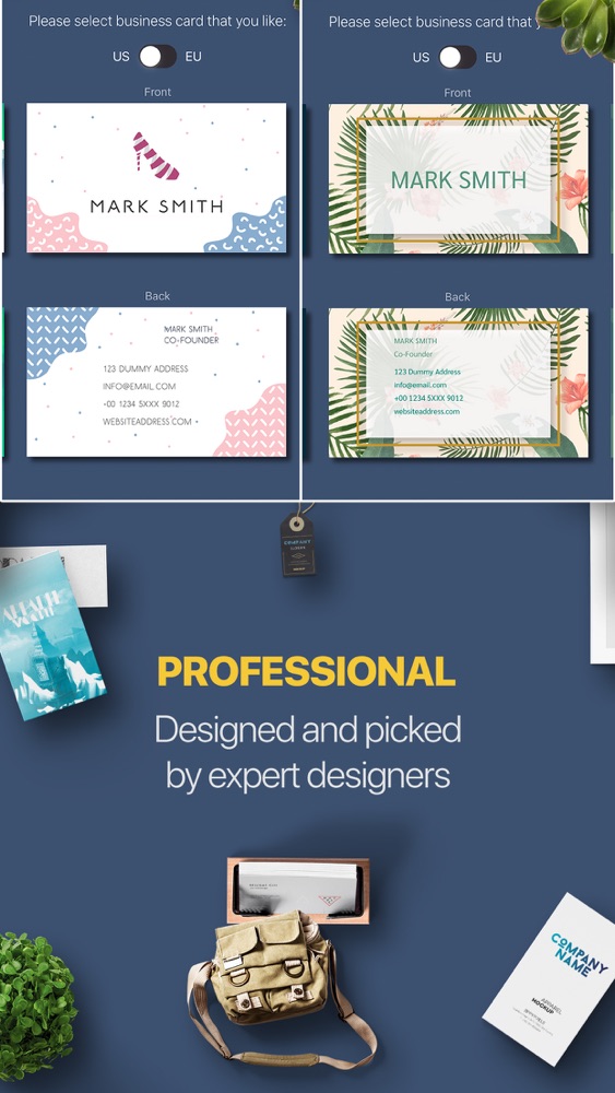 business card generator free download