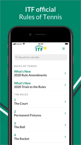 Game screenshot Rules of Tennis mod apk